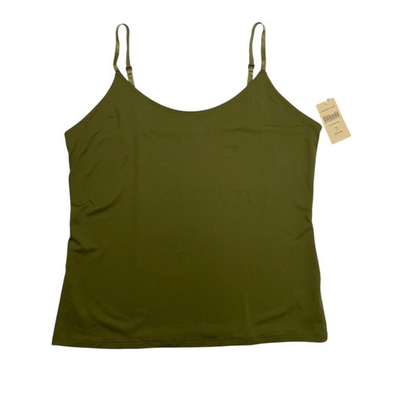 Coldwater Creek Tops - Coldwater Creek Tank Top Womens‎ M Olive Green Stretch NWT